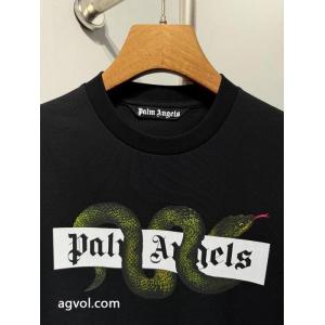 在庫あり即発 サラサラの着心地 透け感優しいブランド 通販 激安Palm Angels    半袖T.