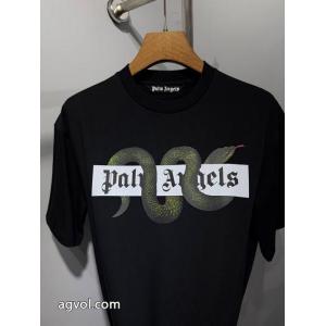 在庫あり即発 サラサラの着心地 透け感優しいブランド 通販 激安Palm Angels    半袖T.