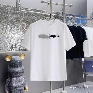 Palm Angels人気話題 日本未入荷 最新作偽物 ブランド 激安半袖Tシャツ