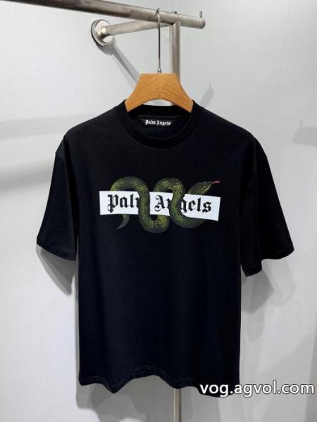 在庫あり即発 サラサラの着心地 透け感優しいブランド 通販 激安Palm Angels    半袖T. 0 
