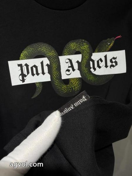 在庫あり即発 サラサラの着心地 透け感優しいブランド 通販 激安Palm Angels    半袖T. 6 